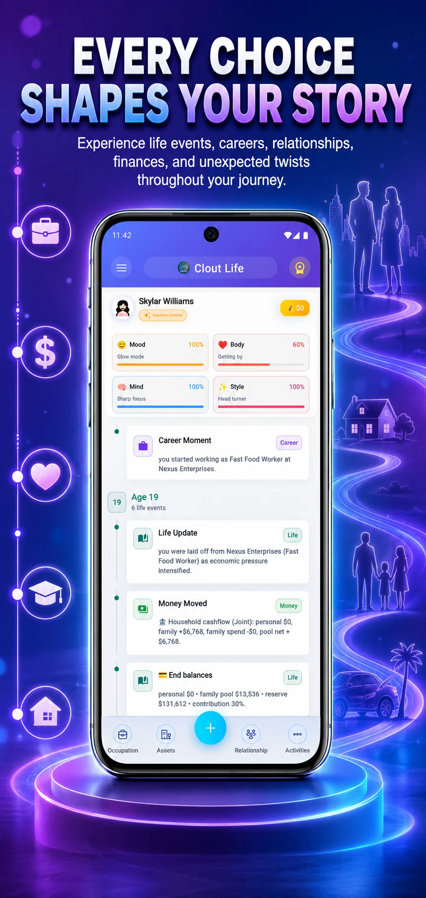 CloutLife – Life Simulator screenshot